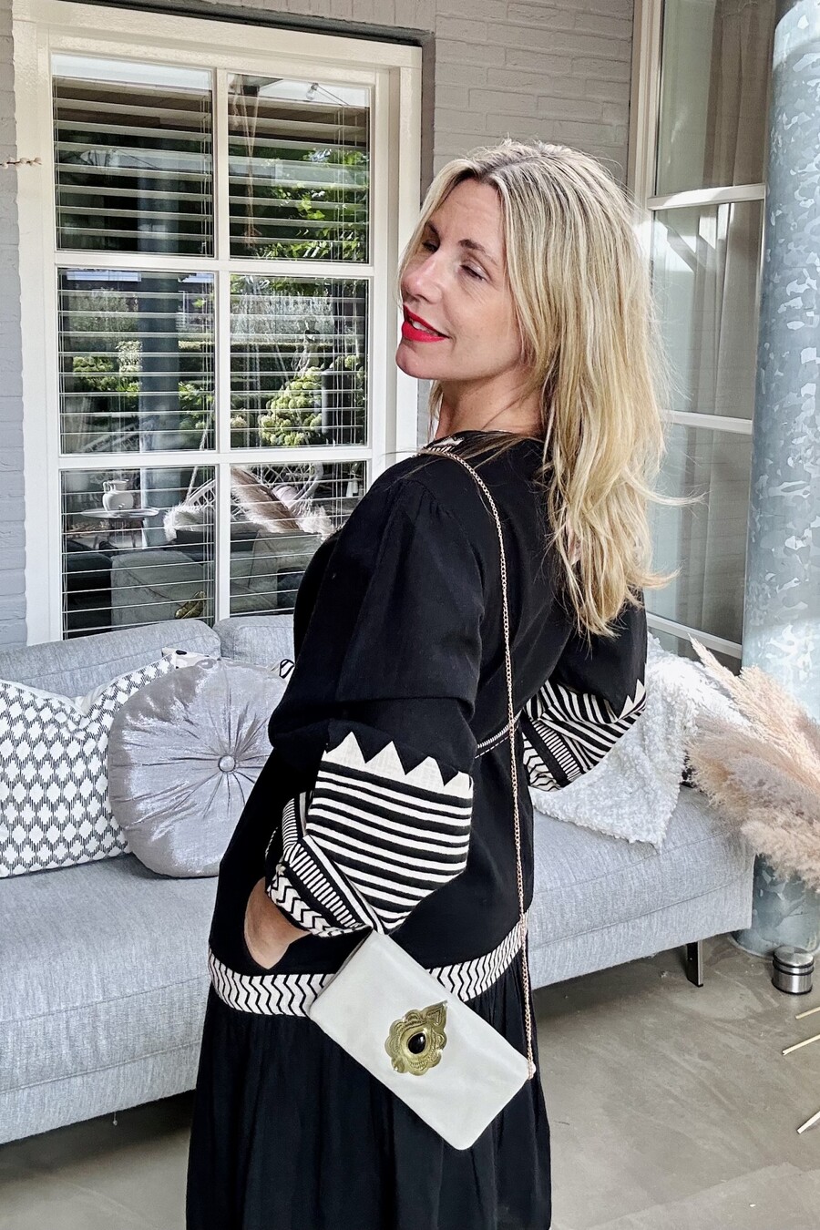 Van €139 naar €50! 🏷️  Rania boho lange jurk - Piti Cuiti - Voglio.nl