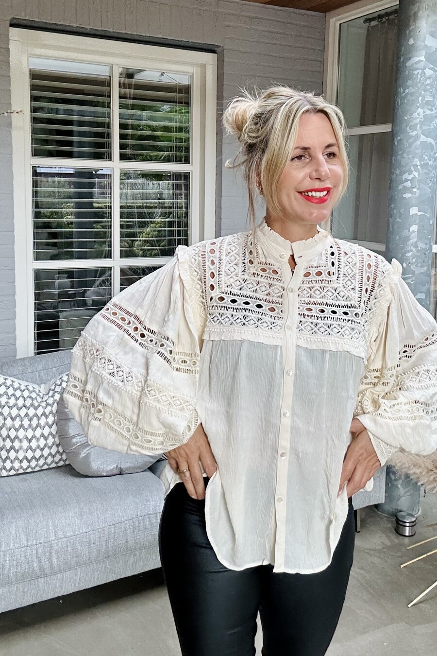 Van €95 naar €45! 🏷️  Simone boho blouse - Piti CUITI - Voglio.nl