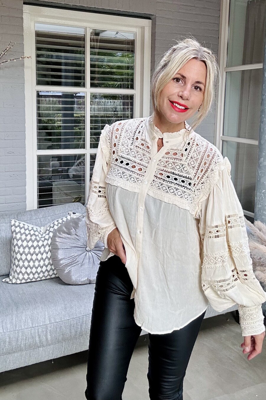 Van €95 naar €45! 🏷️  Simone boho blouse - Piti CUITI - Voglio.nl