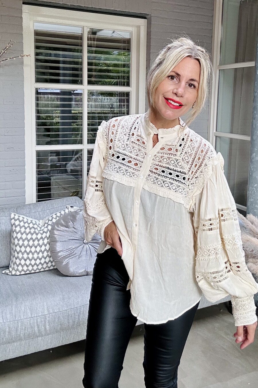 Simone boho blouse - Piti CUITI - Voglio.nl