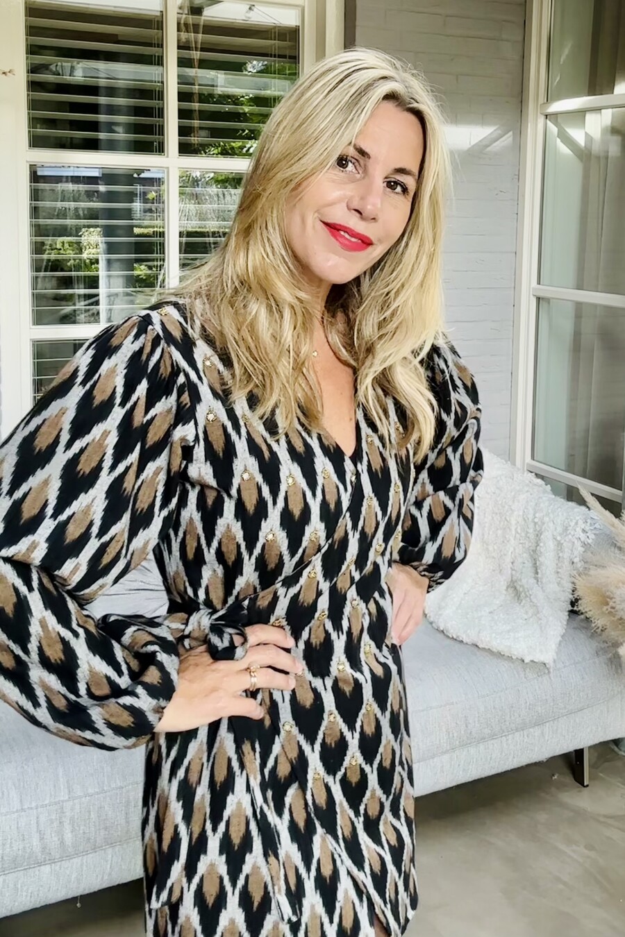 Van €115 naar €39! 🏷️  Bella Boho jurk zwart/bruin - Piti Cuiti